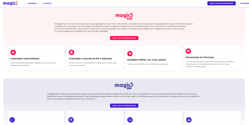Plataforma completa para gerenciar e escalar seu e-commerce e marketplace 28 funcionalidades 1