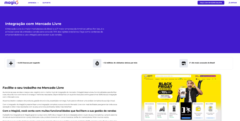 Magis5: integração fácil com o Mercado Livre 20 pagina mercado livre