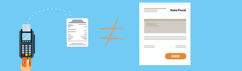 Cupom fiscal ou nota fiscal?
